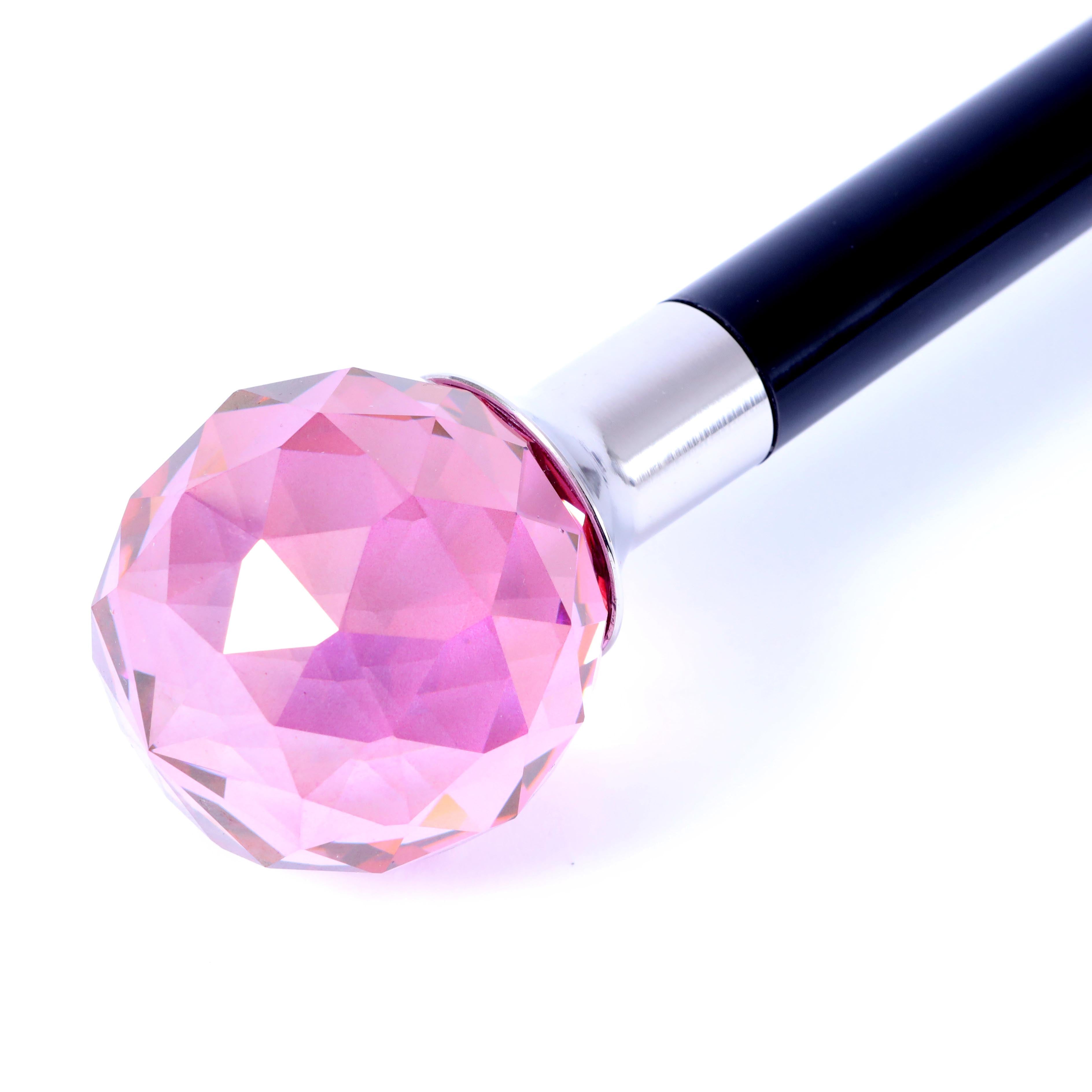 Pomello cristallo di Boemia rosa
