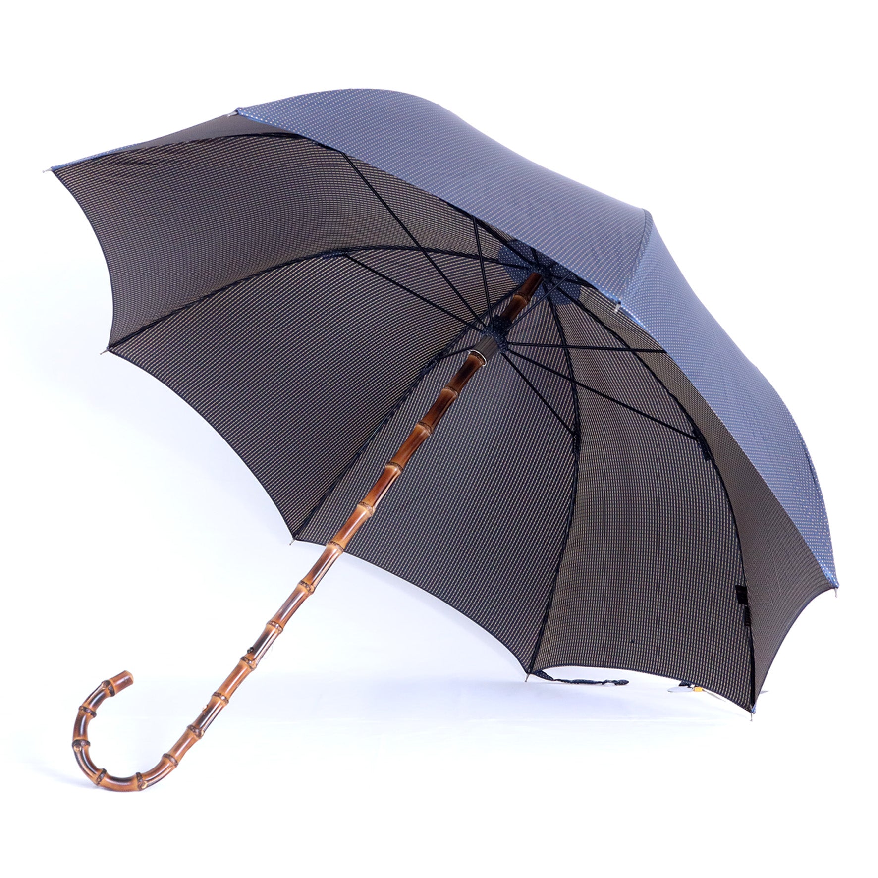 Whole Bamboo - Blue pois bianchi